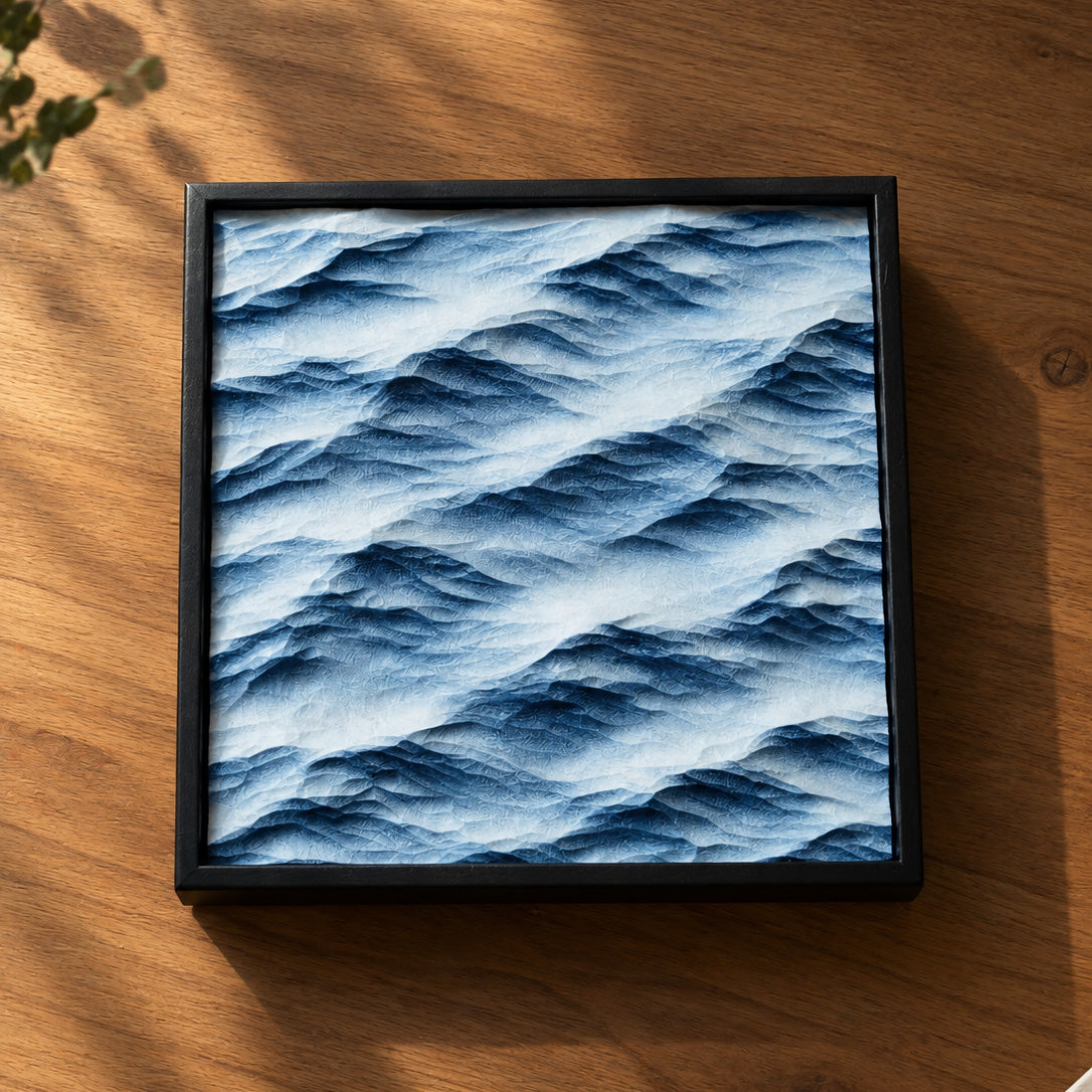 Sculptural Ocean Wave Essential Oil Diffuser