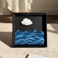 Floating Cloud on Ocean Wave 3D Sculpture – Wall & Table Decor