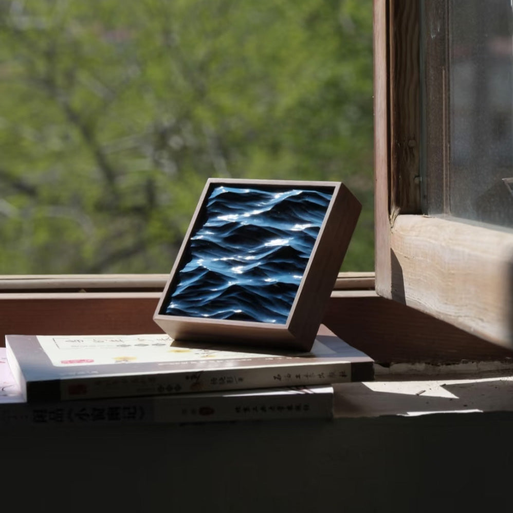 Sculptural Ocean Wave Essential Oil Diffuser