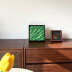 Spring Breeze 3D Green Grass Wave Sculpture – Wall & Table Decor