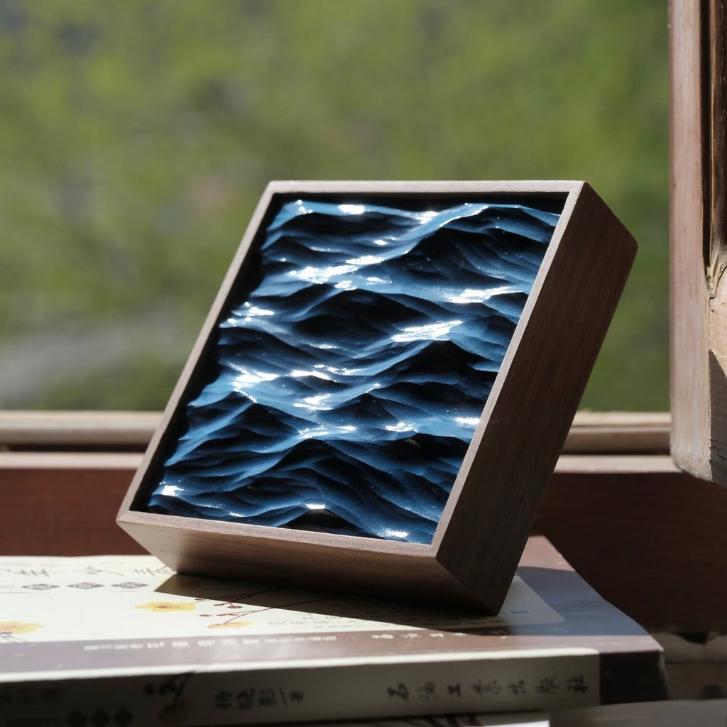 Sculptural Ocean Wave Essential Oil Diffuser